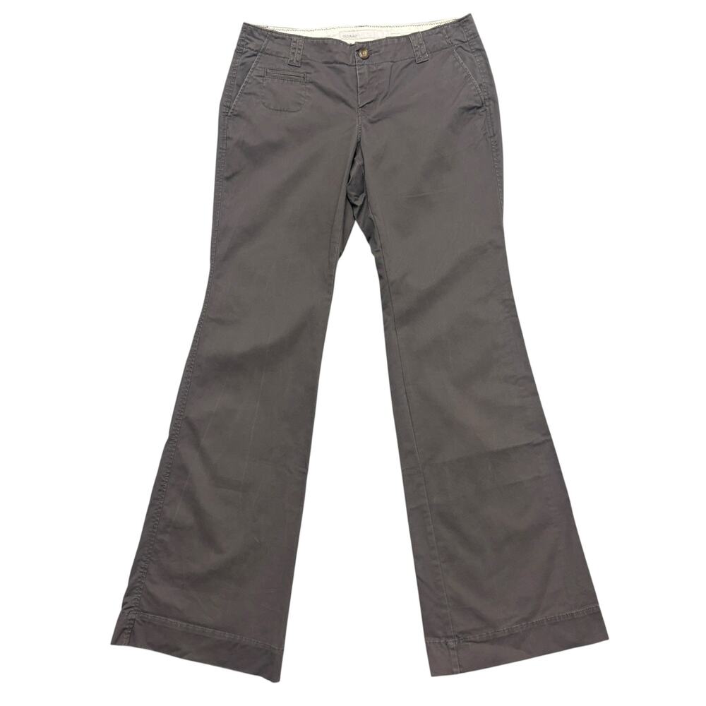 Vintage Old Navy Y2K Low Rise Gray Flare Pants Size 2